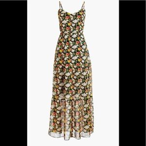 J. Crew tiered maxi dress in sweet pea floral